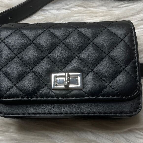 Forever 21 Quilted Belt bag Black - Picture 3 of 8